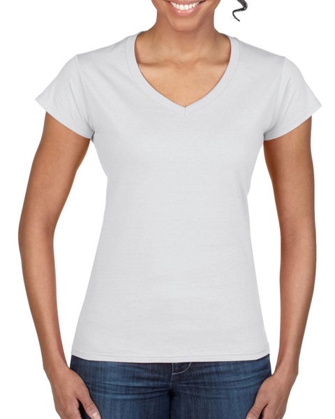 Gildan Softstyle – Fitted Ladies’ V-Neck T-Shirt Carousel 9