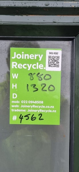 Aluminium Window Green 880 W x 1320 H [#4562 SF] Carousel 3