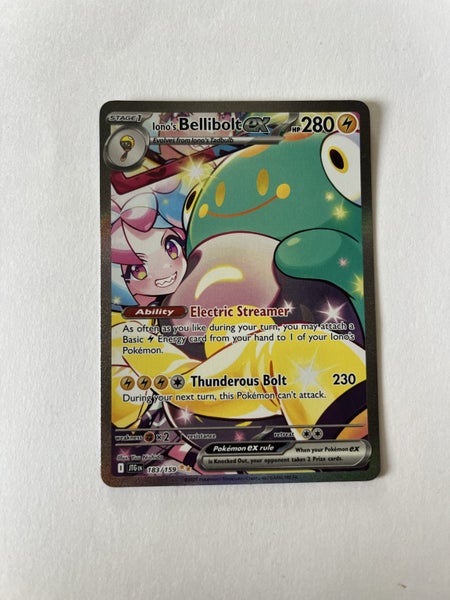 NEAR MINT OR BETTER: Iono’s Bellibolt SIR Journey Together Collection.62864730503553113