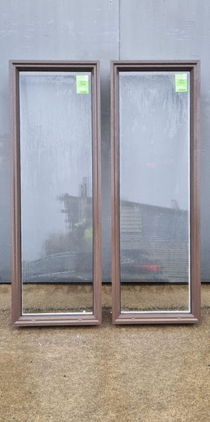PAIR of Brown Ali Windows 550 W x 1720 H [#BLK 0051] Carousel 1