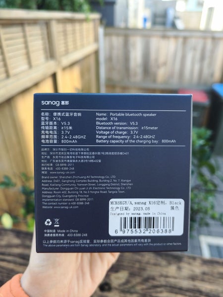 Sanag Portable Speaker - Wireless Speaker - X16 Black Carousel 6