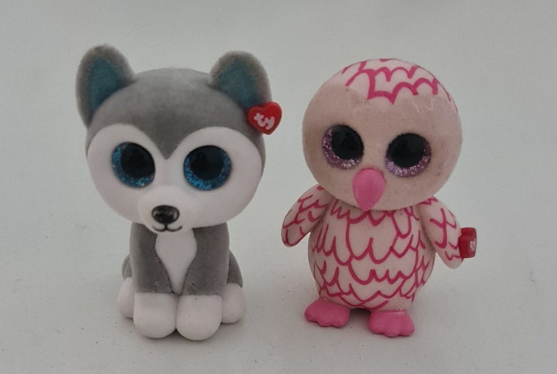 TY Plastic Figurines x2 ^ Carousel 1