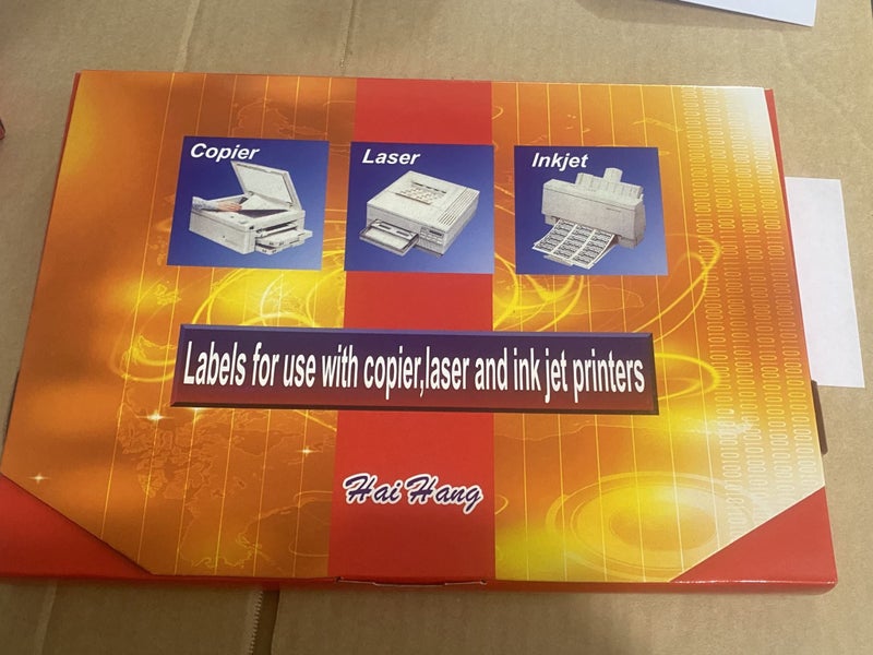 A4 Labels for photocopier laser, ink jet printers 100 A4 sheets $1 Reserve Carousel 1