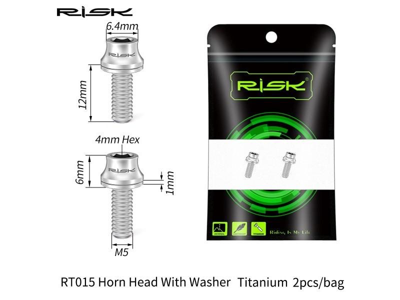 2pcs M5*12mm Titanium Alloy Bolts For Water Bottle Holder Bike Water Bottle Carousel 1