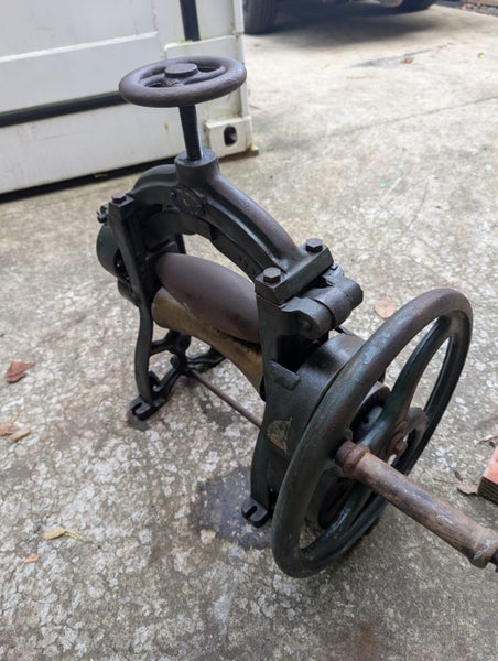 vintage metal fold press Carousel 1