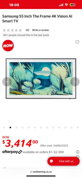 Brand New 55" The Frame 4K Samsung Vision AI Smart TV (2025)62863868569218113