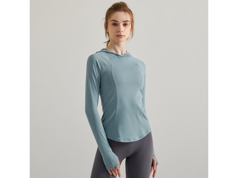 Women Sport Jacket Yoga Coat Clothes Quick Dry Fitness Jacket Running Hoodies Carousel 1