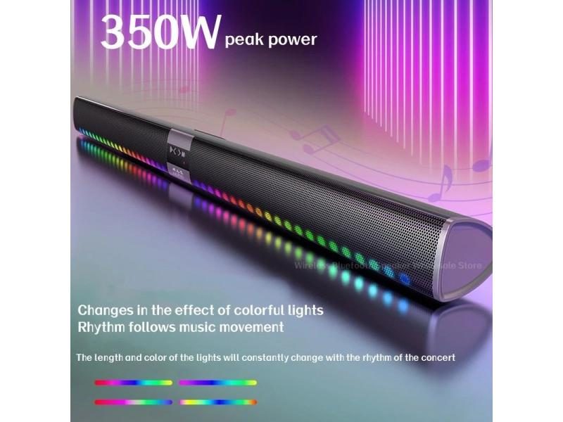 Echo Wall Sound Wireless Bluetooth Speaker With LED Colored Lights TV Projector Carousel 1
