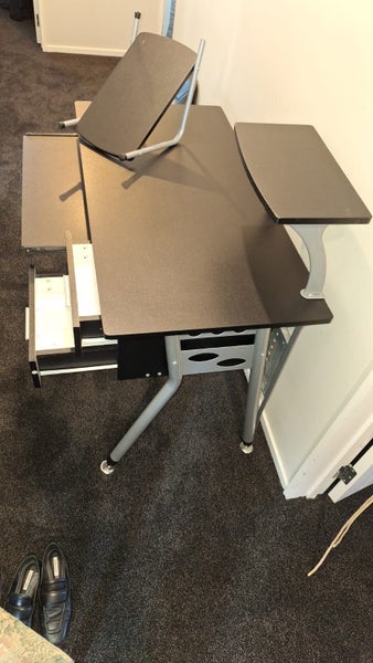 Student Desk with Office Chair in Black Carousel 3