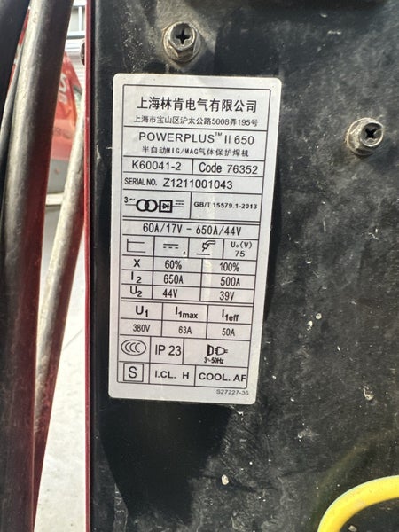 Lincoln 650 POWERPLUS Welder62863219363075114