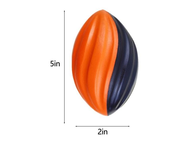 Rugby Ball For Kids Slow Rebound Spiral Rugby Ball For Training 5 Inches Rugby Carousel 1
