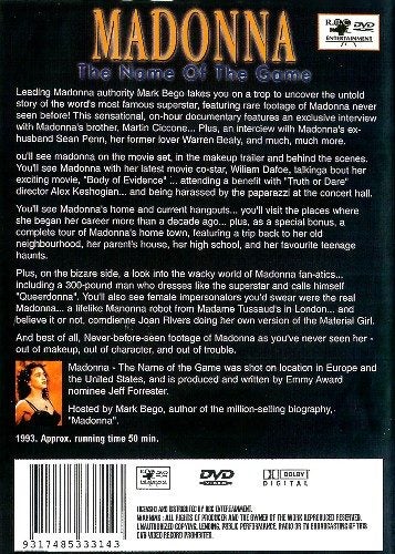 Madonna - The Name Of The Game 1993 Carousel 2