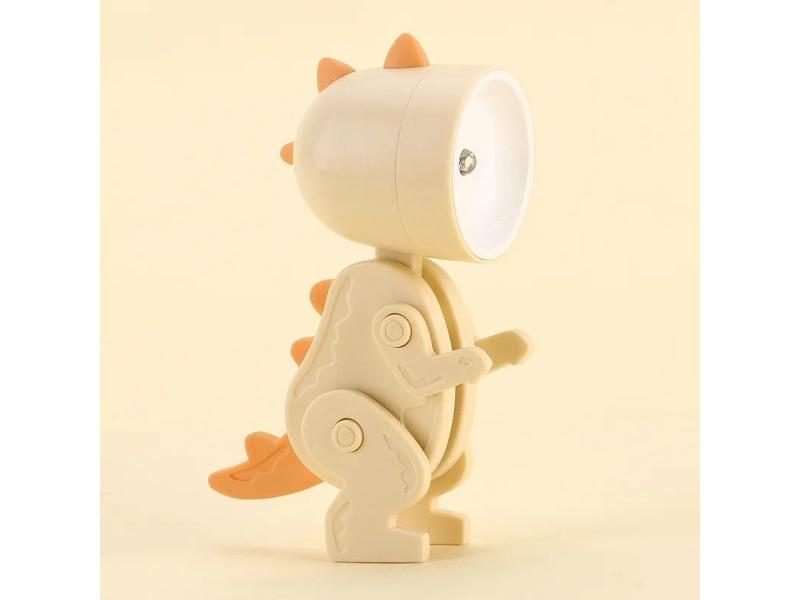 LED Night Light Mini Dinosaur Cartoon Pet Folding Lamp For Kids Room Decor Carousel 1