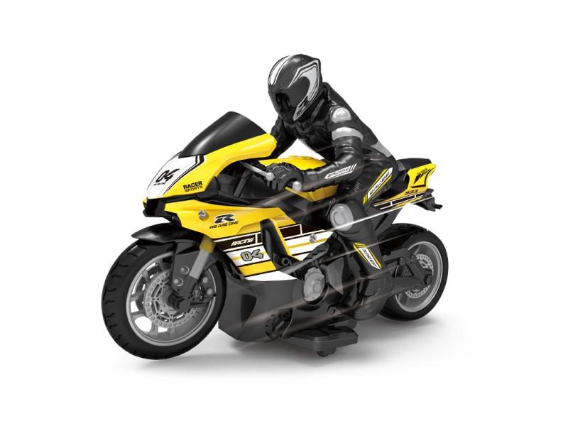 1/ 10 2.4G High Speed Remote Control RC Stunt Motorbike Drift Car 30mins Drive Carousel 1