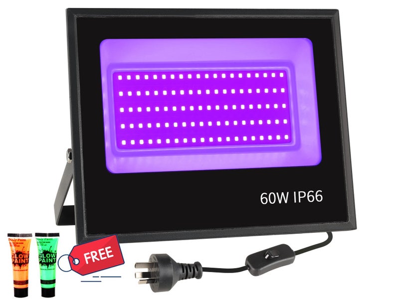 60W LED UV Black Light Floodlight Waterproof on Afterpay63680940215937110