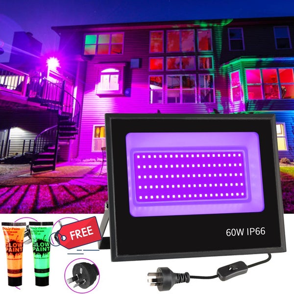 60W LED UV Black Light Flood Light on Afterpay629461995176991117