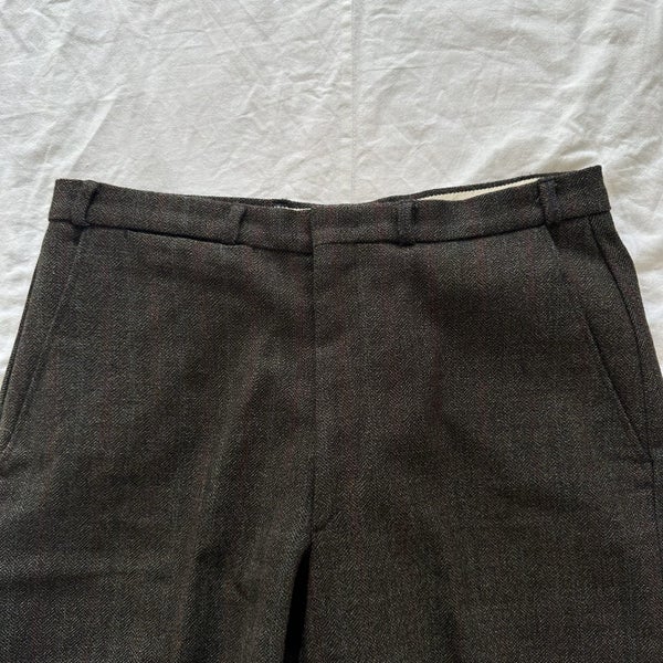 Vintage 1950s Berwick Pure Wool Herringbone Suit NZ Made Carousel 8