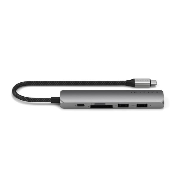 Satechi 6-in-1 USB-C Slim Multiport Adapter (Space Grey) Carousel 1