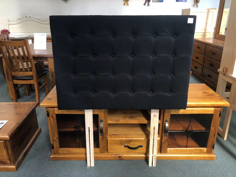 Lucas King Single Headboard Black $129 Carousel 1