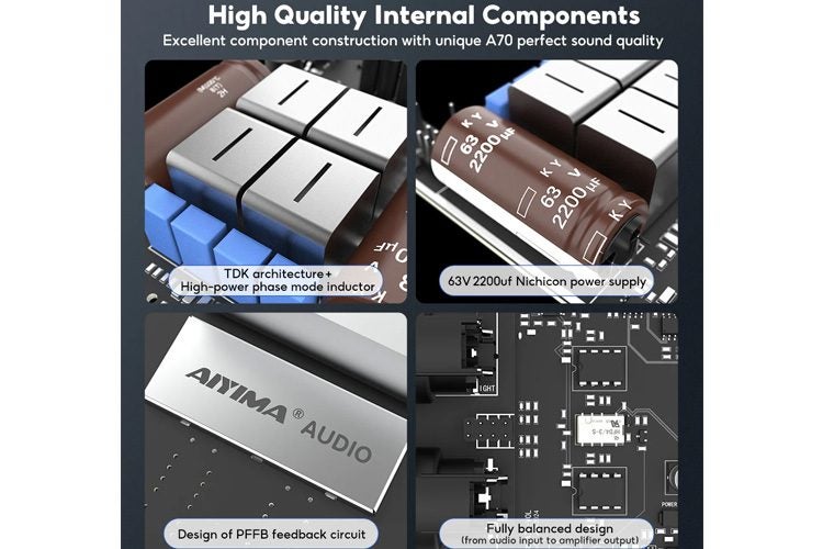 AIYIMA A70 300W x 2 Channel Balanced Stereo Amplifier Carousel 6