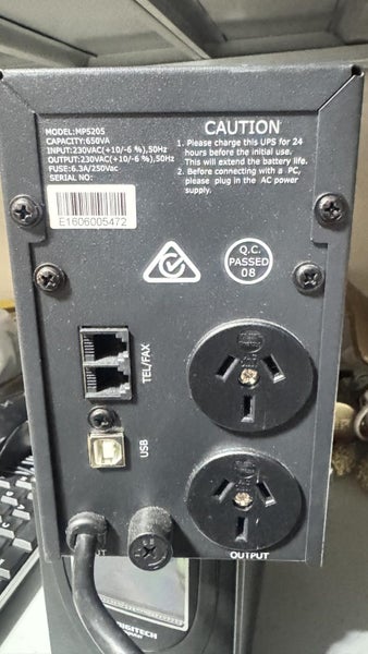 Digitech 650VA/390W Line Interactive UPS with LCD and USB Carousel 1