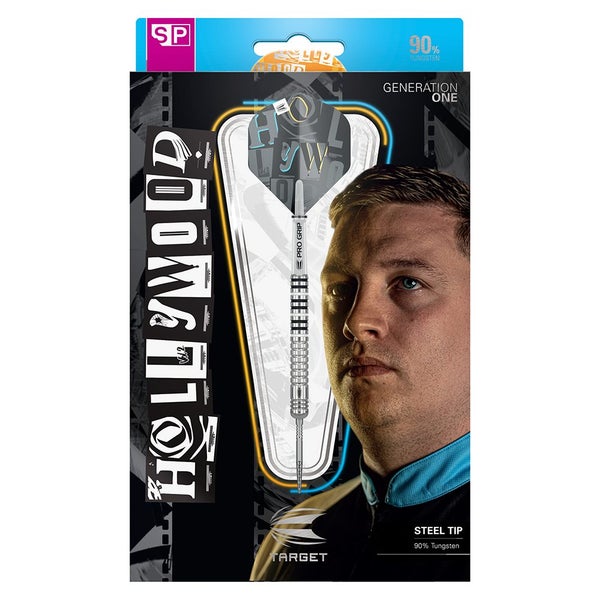 TARGET Chris Dobey 90% Tungsten Steel Tip Dart Board Darts Carousel 3