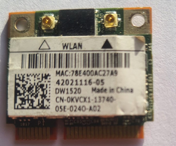 WiFi Lan card for laptop Carousel 2