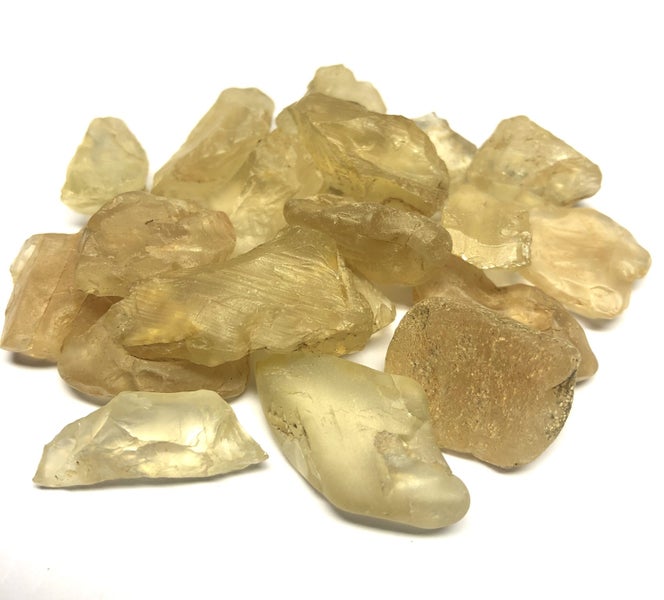 Sunstone rough crystals from Oregon in the USA Carousel 1