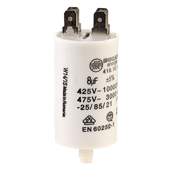 Simpson Westinghouse Electrolux 8uF Dryer Motor Start Capacitor 0588400004 05668 Carousel 1