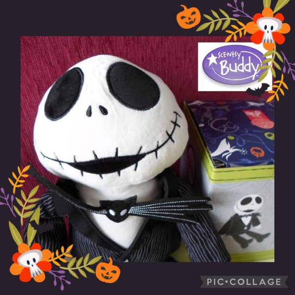 Scentsy Buddy Jack Skellinton -Disney - with scent pac, new, Limited Edition Carousel 1
