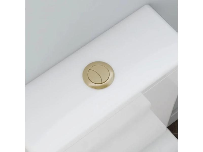 1pc High-Quality 38mm Brushed Brass Gold Close Coupled Toilet Flush Cistern Carousel 1