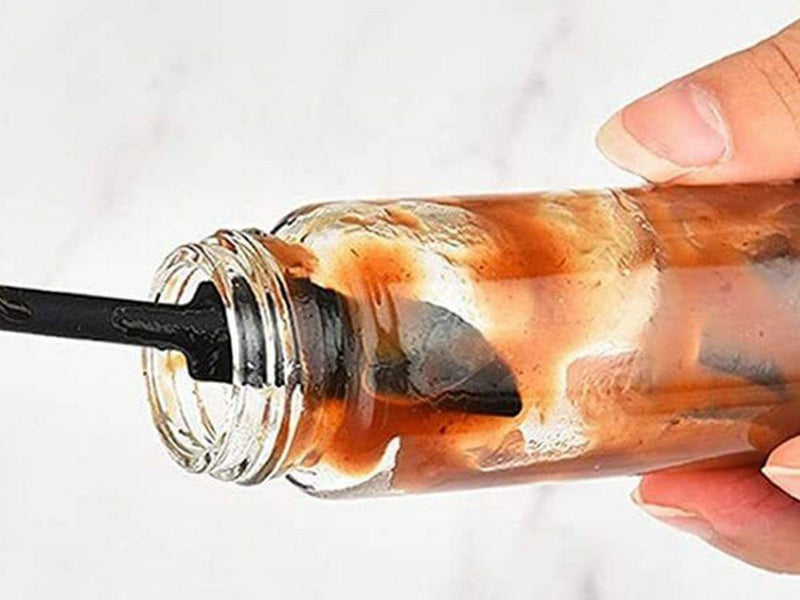 3Pcs Mini Spatula Silicone Spatula Set for Cosmetic Bottle Cosmetic Jar Black Carousel 4