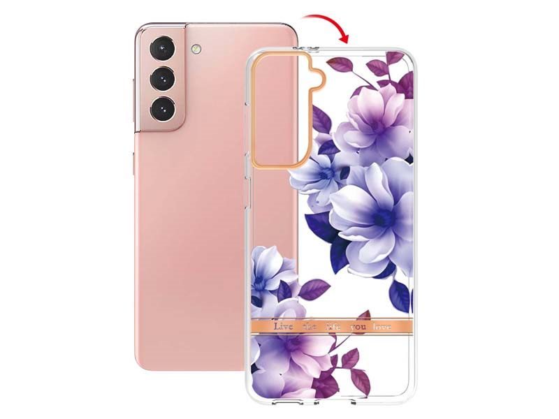 Case Cover for Samsung Galaxy S21 Flower Carousel 1