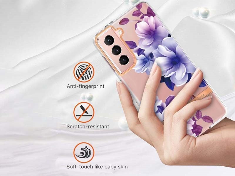 Case Cover for Samsung Galaxy S21 Flower Carousel 3