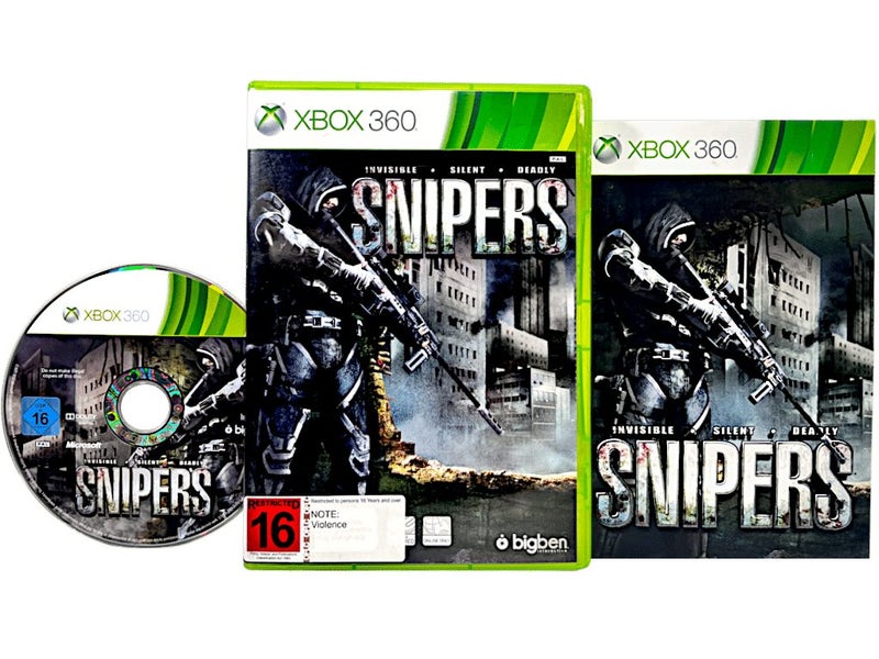 SNIPERS: Invisible, Silent, Deadly (Xbox 360 - RARE) *MINT COMPLETE* Carousel 1