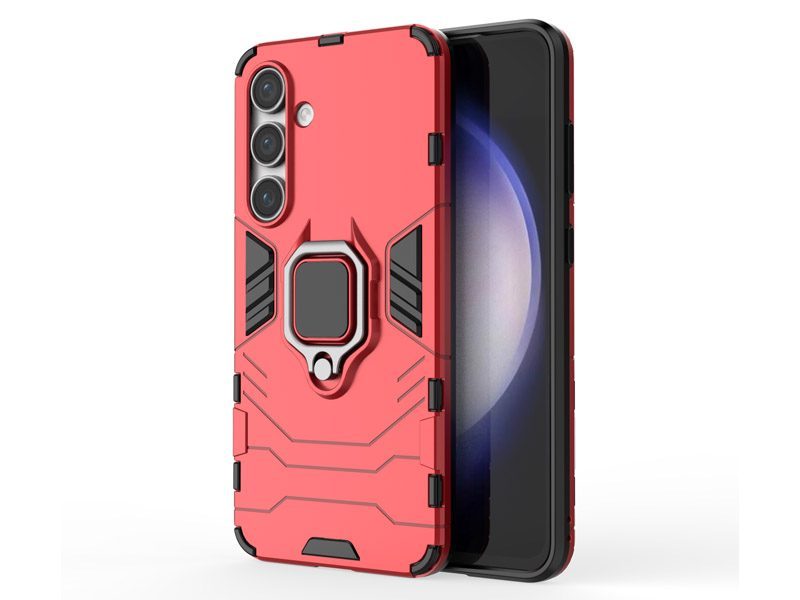 Kickstand Case Cover for Samsung Galaxy S24 FE Red Carousel 1