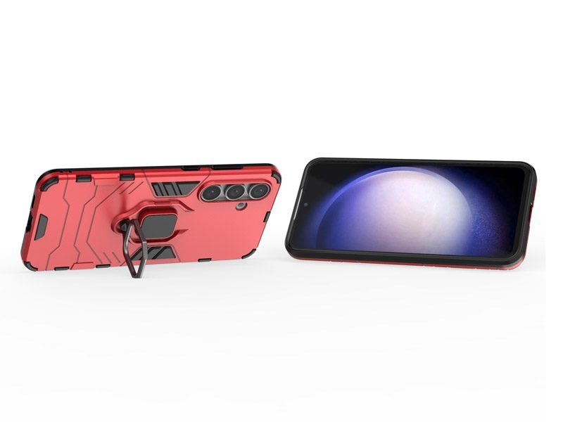 Kickstand Case Cover for Samsung Galaxy S24 FE Red Carousel 2