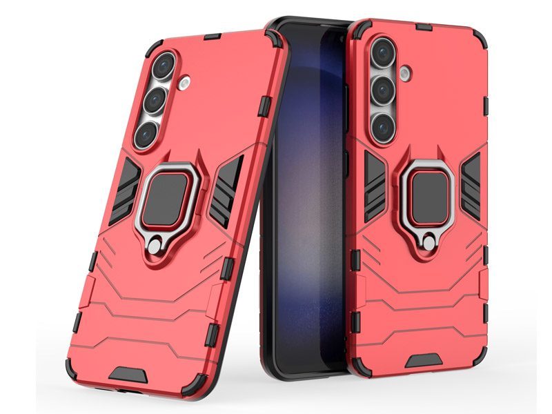 Kickstand Case Cover for Samsung Galaxy S24 FE Red Carousel 3