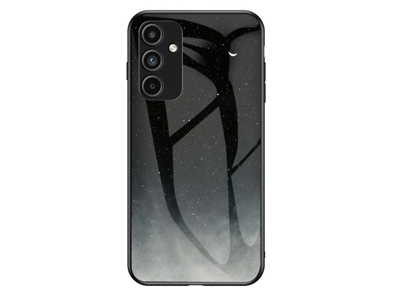 Slim Tempered Glass Case Cover for Samsung Galaxy A25 5G Night Sky Carousel 1