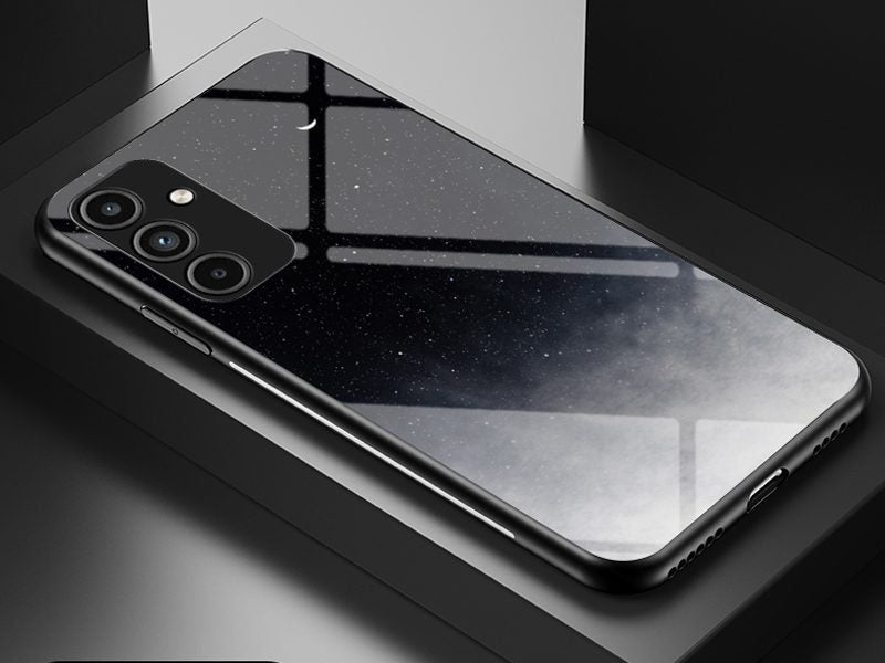 Slim Tempered Glass Case Cover for Samsung Galaxy A25 5G Night Sky Carousel 2