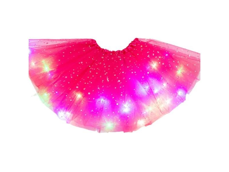 Luminous LED Fluffy Skirt Girls Dance Dress For Birthday Party Carousel 1