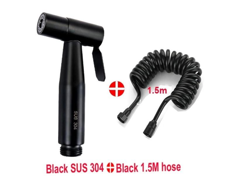 Handheld Bidet Spray Set 304 Stainless Steel Spray Gun Self Cleaning Bathroom Carousel 1