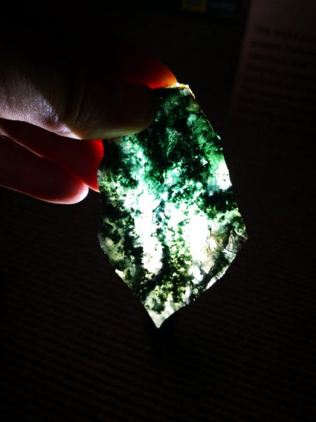 Moss Agate NZ carving slab Stunning pattern Carousel 1