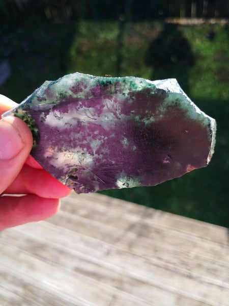 Moss Agate NZ carving slab Stunning pattern Carousel 9