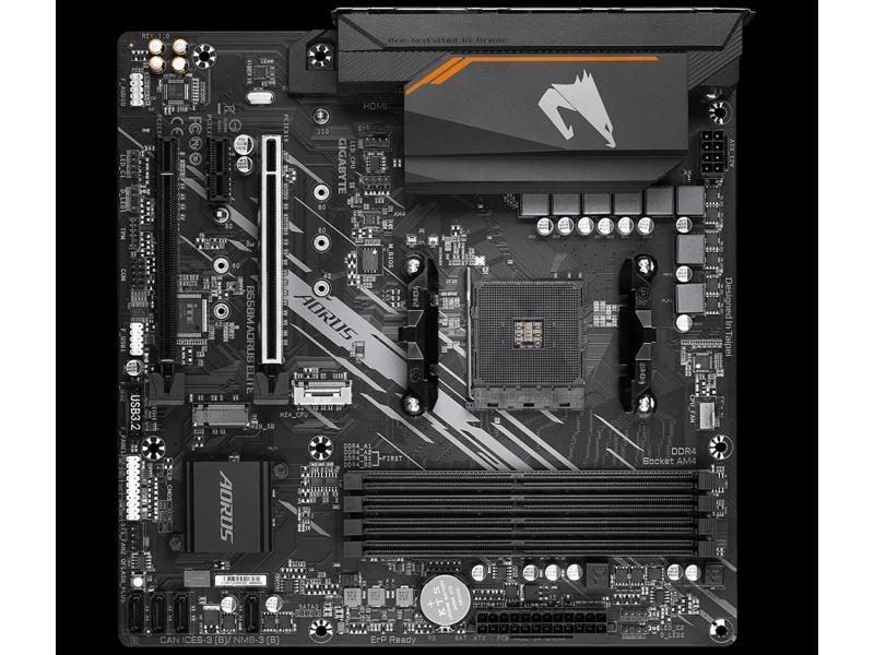 Full New GIGABYTE B550M AORUS ELITE Motherboard AMD B550 Socket AM4 DDR4 Carousel 1