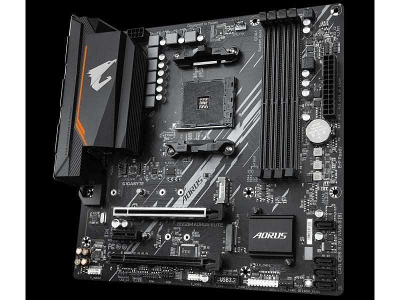 Full New GIGABYTE B550M AORUS ELITE Motherboard AMD B550 Socket AM4 DDR4 Carousel 1
