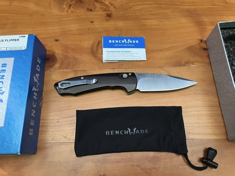 Benchmade 490 Pocketknife - CPM-S90V Steel - Alloy Handles62863873472770112