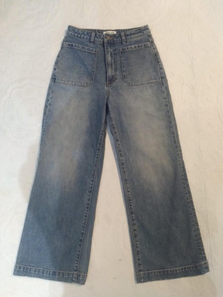 Rollas High Rise Wide Leg Jean SIZE 29 (Aussie 11) Carousel 1