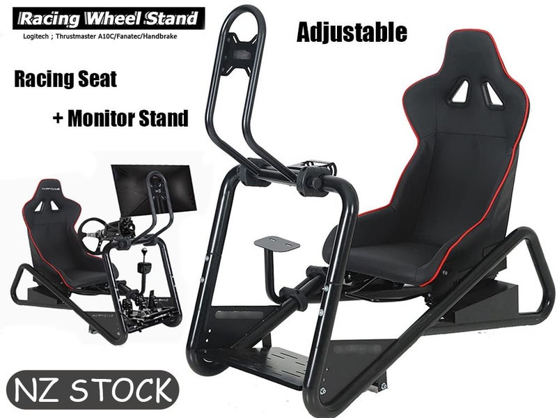 Racing Simulator Cockpit Wheel Stand Gaming Steering Carousel 1