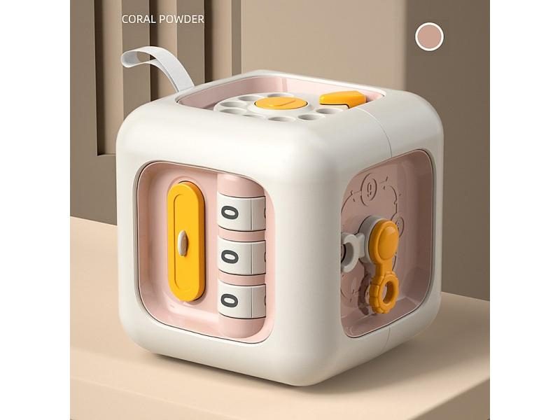 Baby Practice Skills Drawer Cube 6 In 1 Montessori Educational Toys Toddler Toy Carousel 1